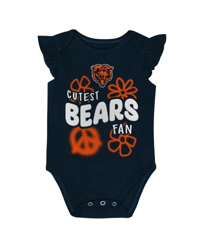 Outerstuff Baby Girls 2-piece Cleveland Browns The Sunshine Bodysuit Set In Multi