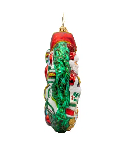 Christopher Radko Jingle All The Way Wreath Ornament In Multi
