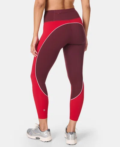 Sweaty Betty Power 7/8 Workout Leggings In Red