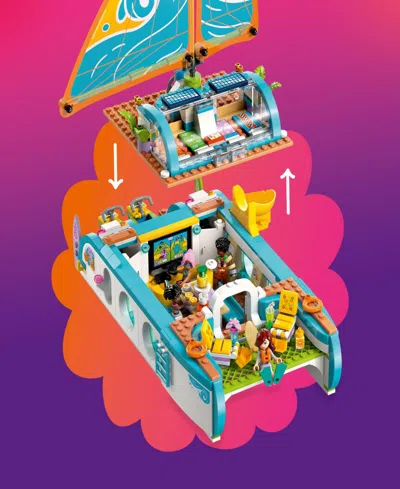 Lego Friends Travel Boat Adventure 42664 Toy Building Set, 685 Pieces In Multi