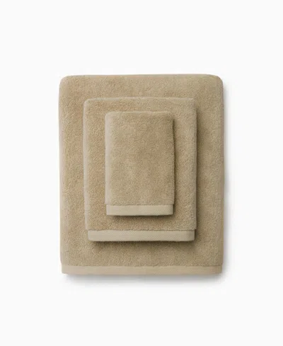 Sferra Cielo 100% Cotton Bath Towel, 30" X 60" In Brown