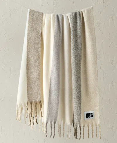 Ugg Calyx Faux Mohair Throw Blanket, 50 X 70 In Neutral