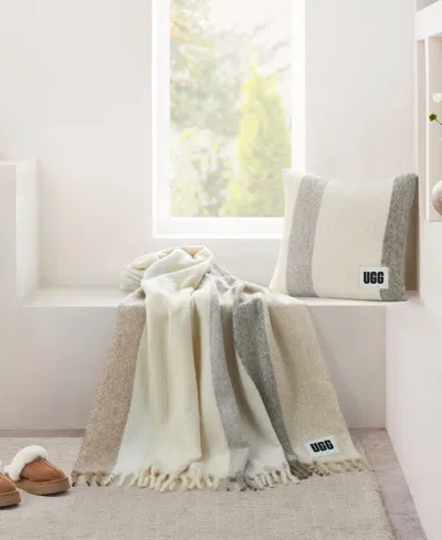 Ugg Calyx Faux Mohair Throw Blanket, 50 X 70 In Neutral