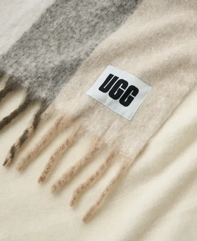Ugg Calyx Faux Mohair Throw Blanket, 50 X 70 In Neutral