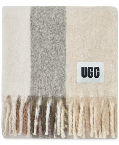 Ugg Calyx Faux Mohair Throw Blanket, 50 X 70 In Neutral
