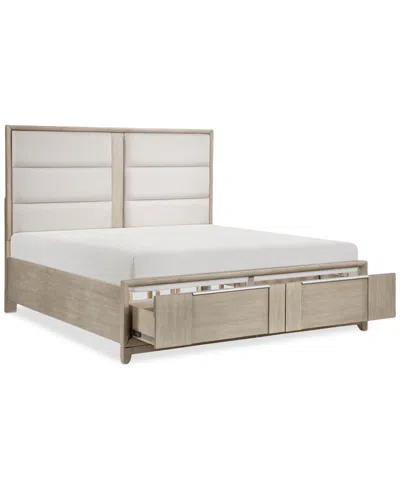 Macy's Kaci California King Storage Bed In Neutral