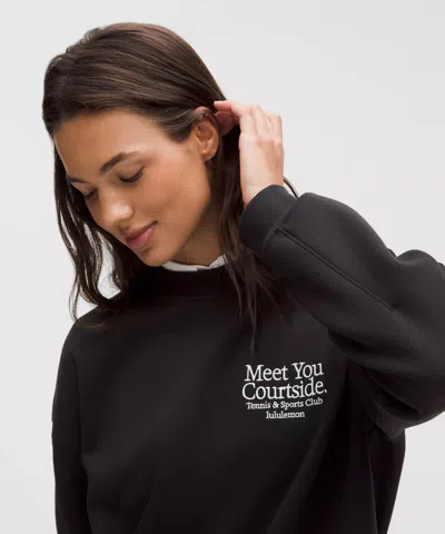 Lululemon Women's Big Cozy Oversized Pullover In Black