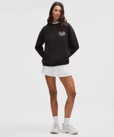 Lululemon Women's Big Cozy Oversized Pullover In Black