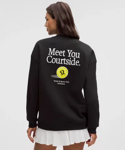 Lululemon Women's Big Cozy Oversized Pullover In Black