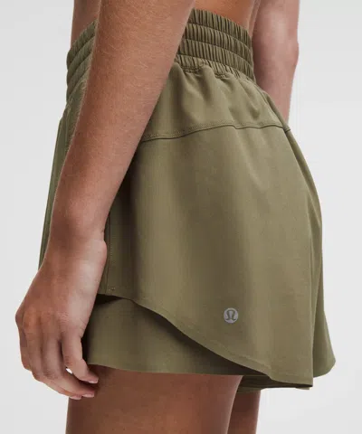 Lululemon Shake It Out High-rise Running Short 2.5" In Green