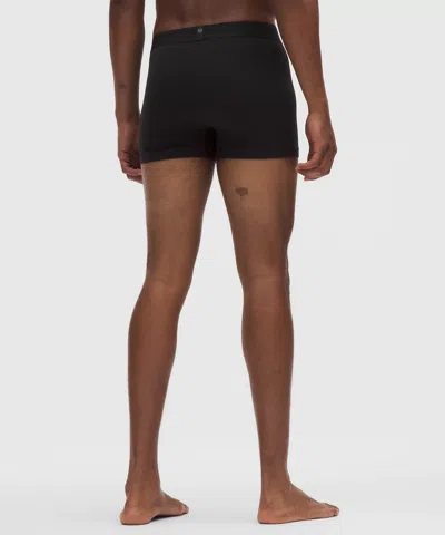 Lululemon Soft Stretch Active Boxer Brief 3" In Black