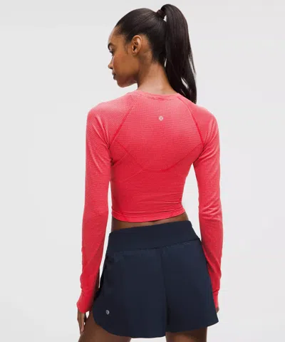 Lululemon Swiftly Tech Cropped Long-sleeve Shirt 2.0