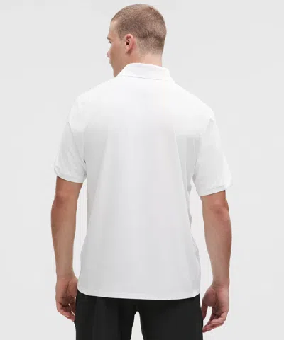 Lululemon Uv-protective Striped Mesh Tennis Polo Shirt