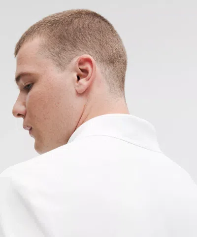 Lululemon Uv-protective Striped Mesh Tennis Polo Shirt