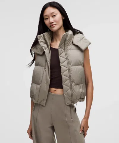 Lululemon Wunder Puff 600-down-fill Cropped Vest