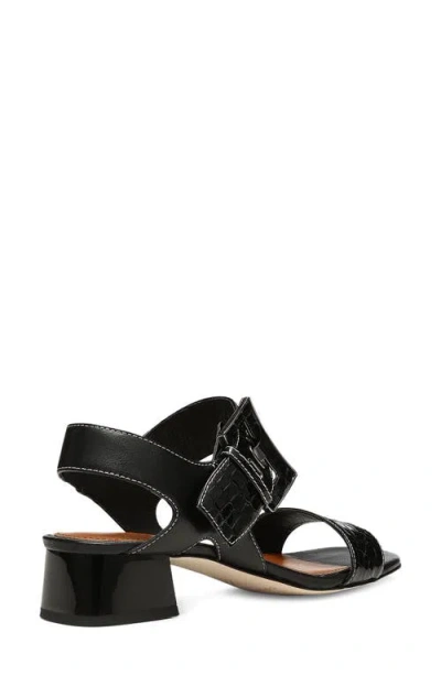 Donald Pliner Vixi Block Heel Sandal In Black
