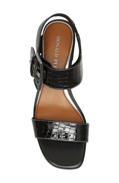 Donald Pliner Vixi Block Heel Sandal In Black