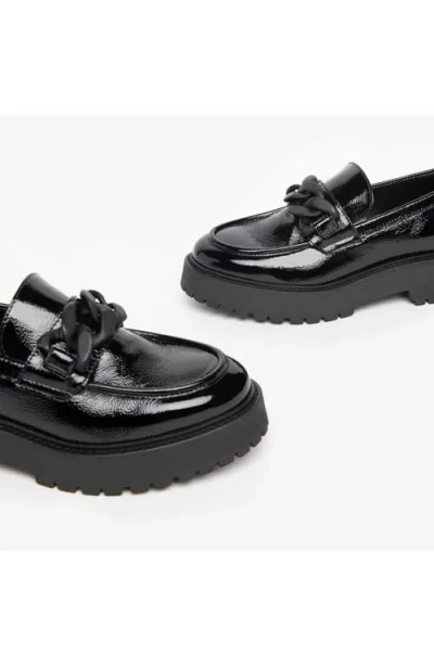 Nerogiardini Chain Platform Loafer In Black