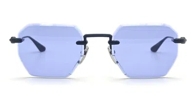 Chrome Hearts Frameless Sunglasses In Blue