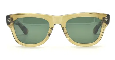 Chrome Hearts Trititsagain - Army Sunglasses In Green
