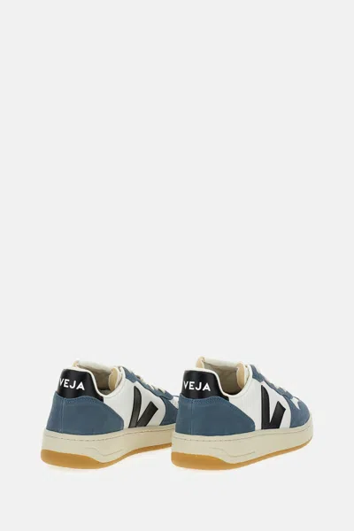 Veja Multicolour Leather Sneaker In Blue