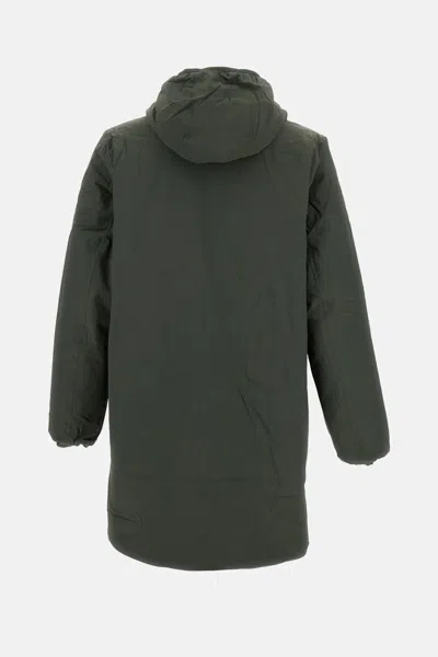 K-way Jacobst Warm Reversible Padded Coat In Green