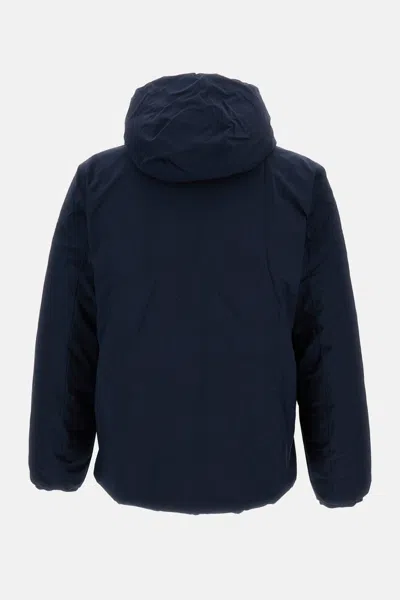 K-way Jack St Warm Double Slim-fit Giacca Reversibile. In Poliestere Elasticizzato Impermeabile. Imbottitu In Blue