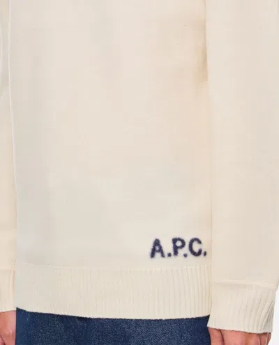 Apc Wool Walter Pullover In White