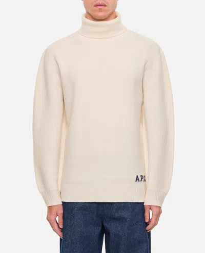 Apc Wool Walter Pullover In White