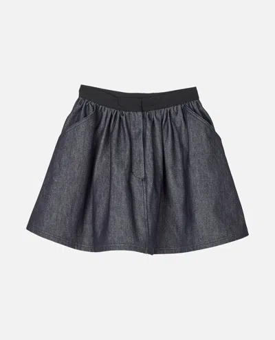 Cecilie Bahnsen Bobbi Waistband Pocket Skirt In Blue