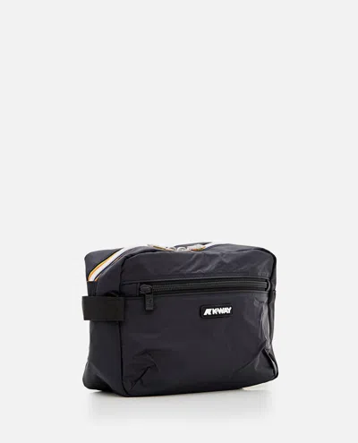 K-way Black Polyester Leather Accessory In Black