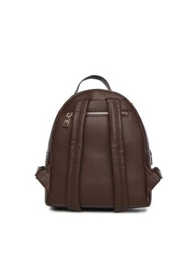 Love Moschino Backpack With Maxi Logo In Brown