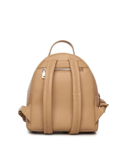 Love Moschino Backpack With Large Logo In Nude