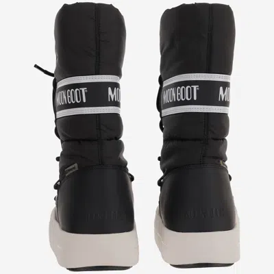 Moon Boot High Nylon Boots In Black