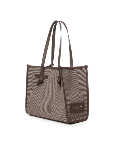 Gianni Chiarini Marcella Tote Bag In Brown