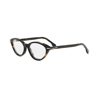 Fendi Selleria Eyeglasses In Brown