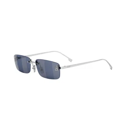 Fendi First Crystal Sunglasses In Blue