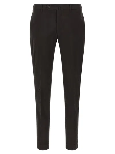 Incotex Stylish Trousers With Pockets And Belt Loops In Black