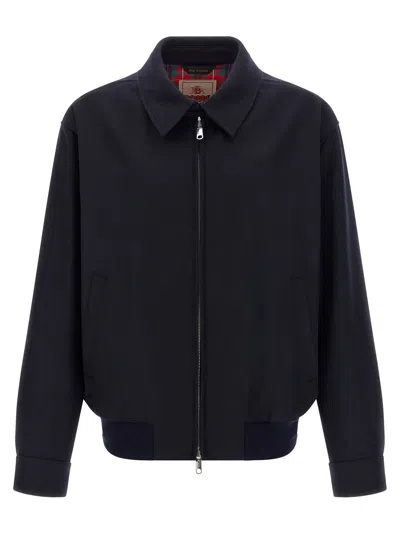 Baracuta G18 Melton Blu Jacket In Blue
