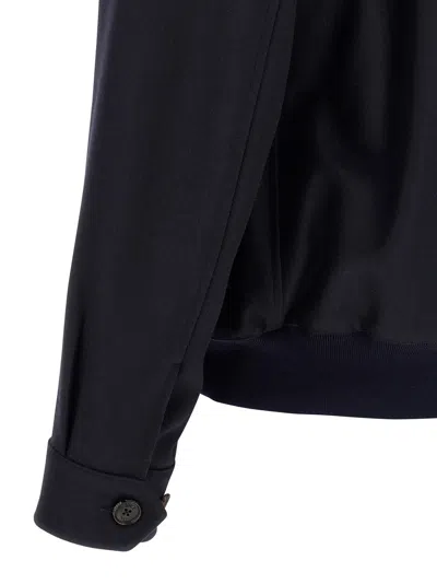 Baracuta G18 Melton Blu Jacket In Blue