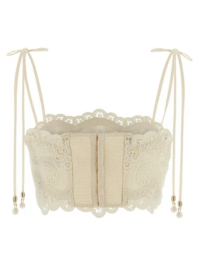 Zimmermann Top - Blanco In Neutral