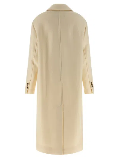 Ami Alexandre Mattiussi Brunello Cucinelli Sandal With Sparkling Abstract Embroidery In Suede In Neutral