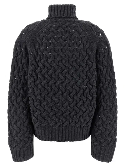 P.a.r.o.s.h P. A.r. O.s. H. Knitted Wool Sweater In Black