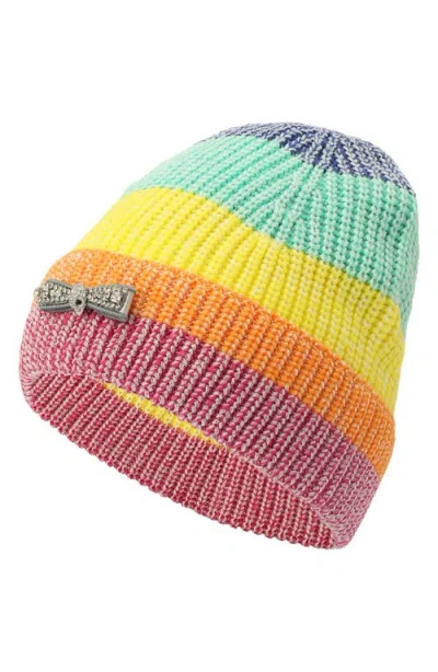 Kurt Geiger London 2-pack Micro Bow Cuff Beanie In Multi