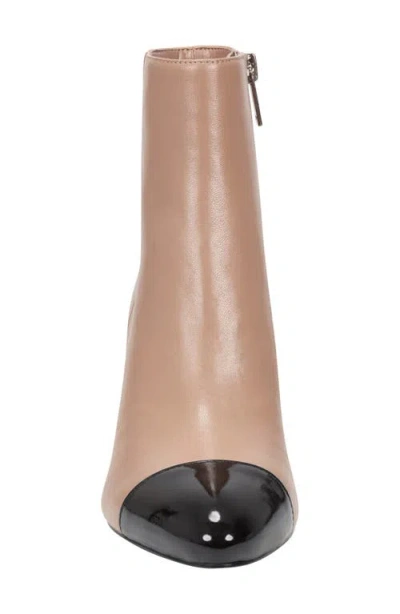 Marc Fisher Ltd Aleea Cap Toe Bootie In Neutral