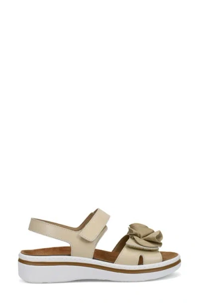 Ron White Frances Slingback Platform Wedge Sandal In Sand