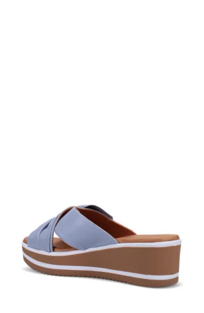Ron White Patrika Platform Wedge Slide Sandal