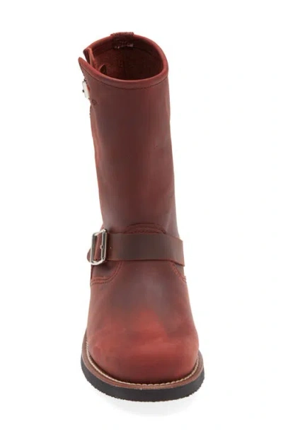 Jeffrey Campbell Standoff Boot In Red