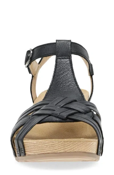 Dansko Tia Ankle Strap Platform Wedge Sandal