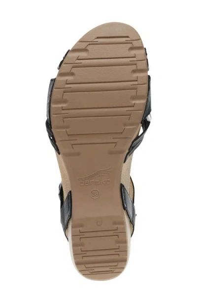 Dansko Tia Ankle Strap Platform Wedge Sandal